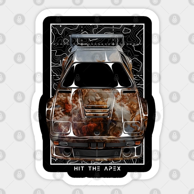 Bimmer M1 Art Car Sticker by Hit The Apex